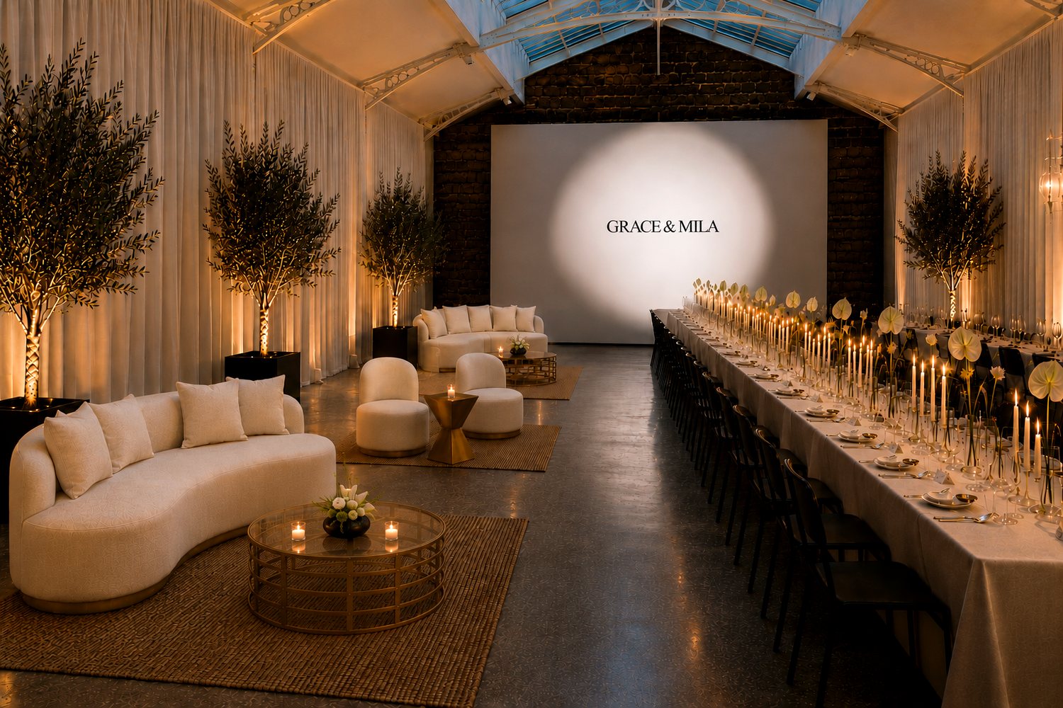 A lounge styling idea from The Lounge Collective Style Book