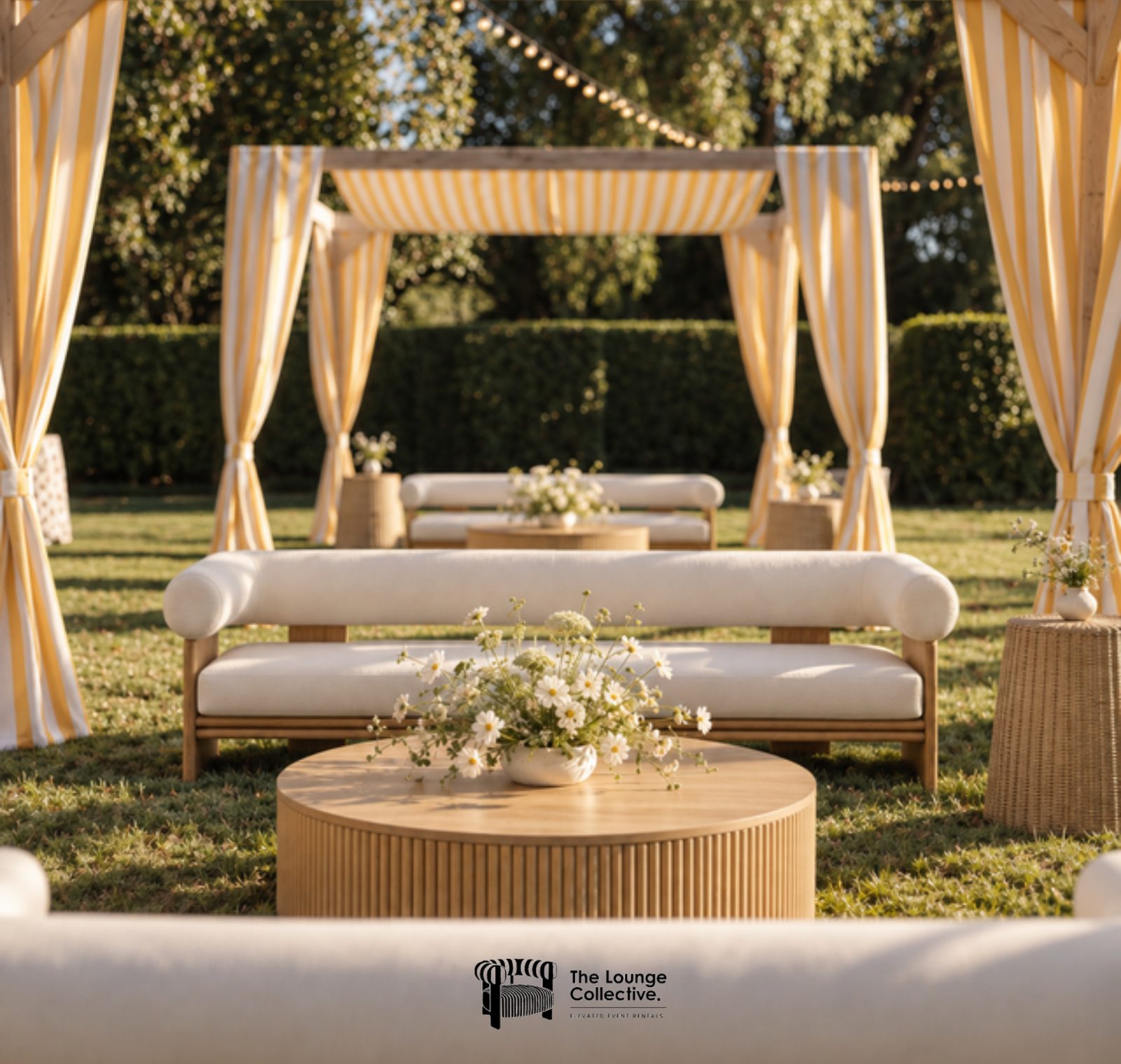 Lounge idea for weddings and celebrations