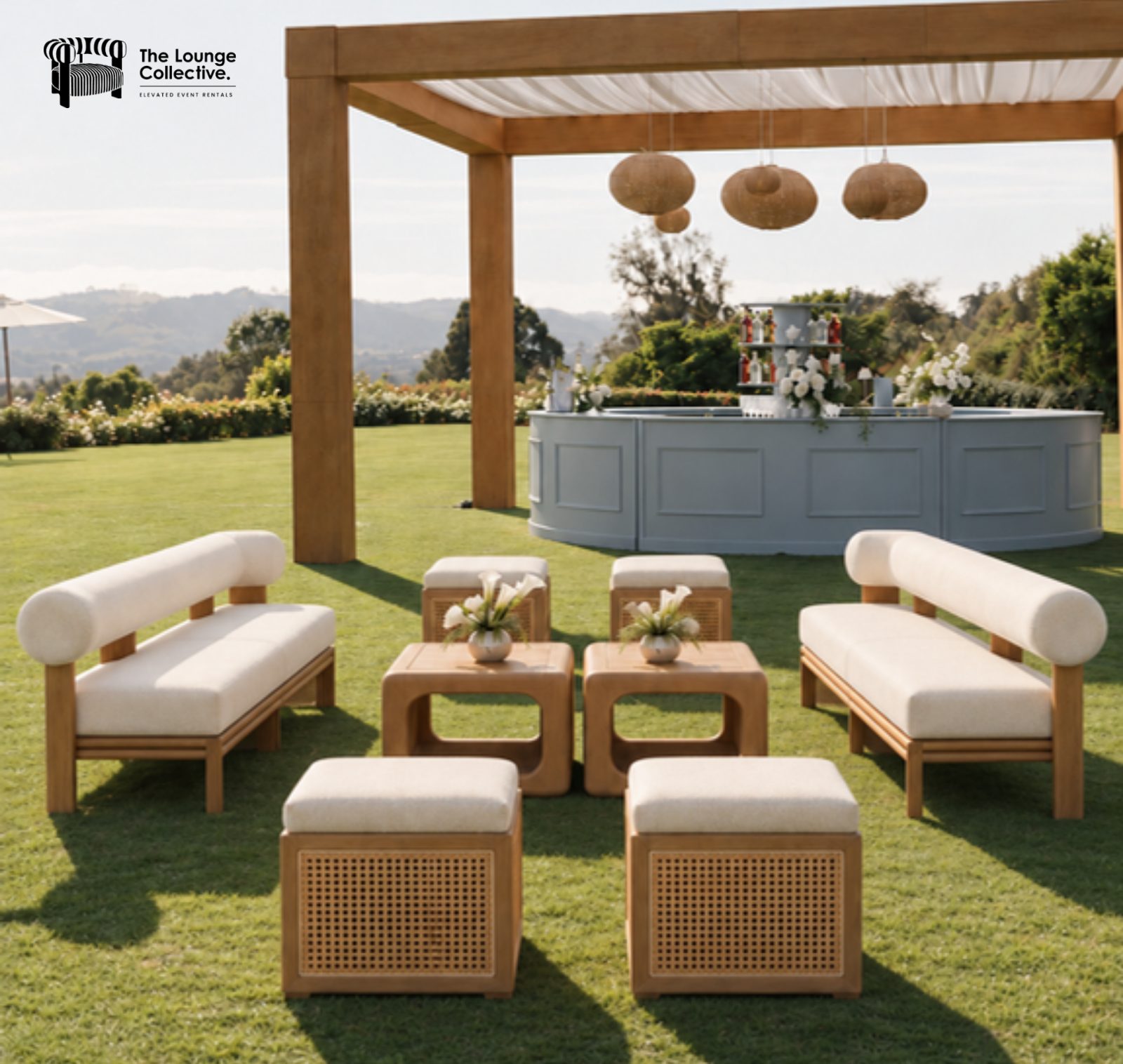 Lounge idea for weddings and celebrations