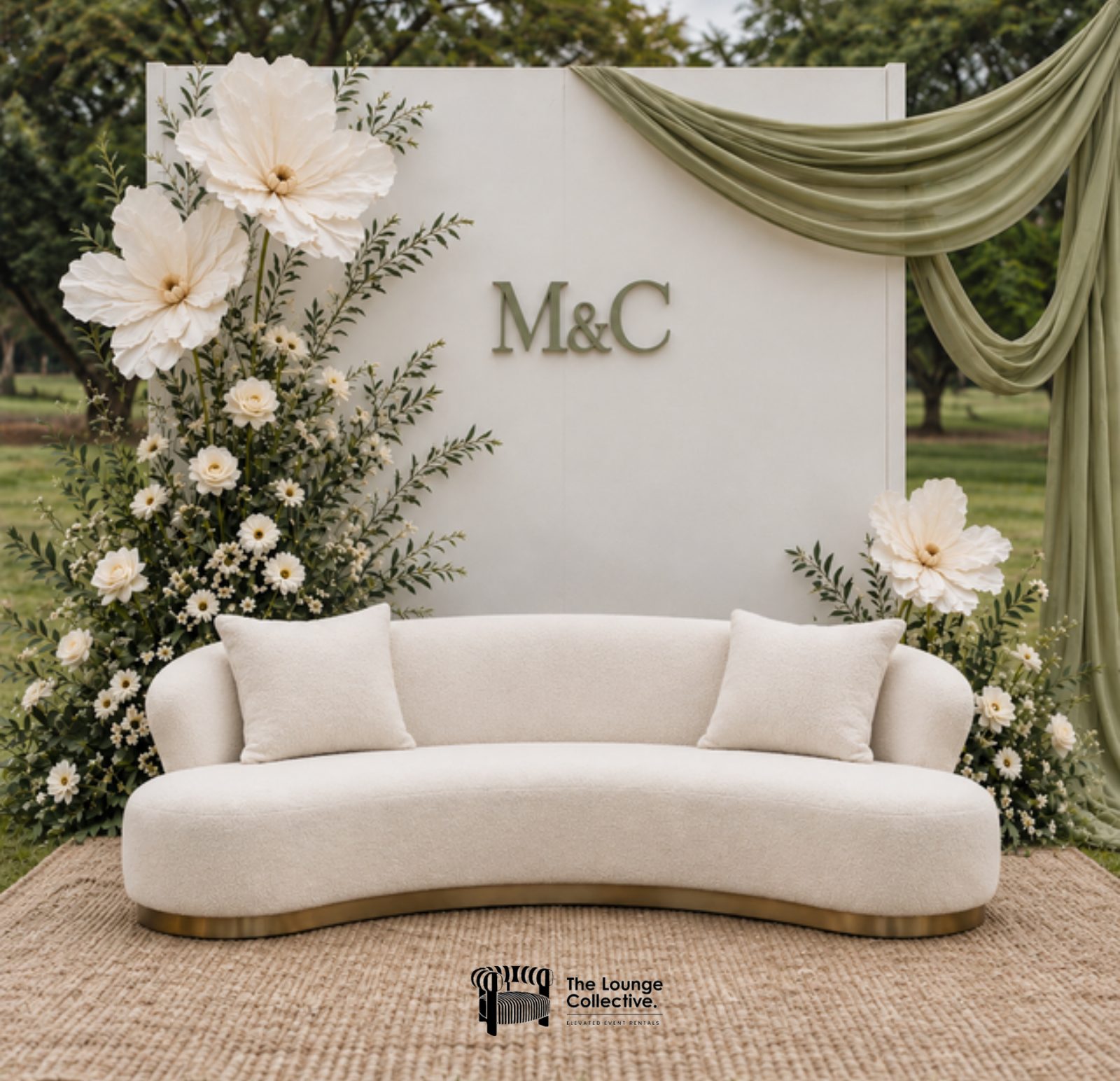 Lounge idea for weddings and celebrations