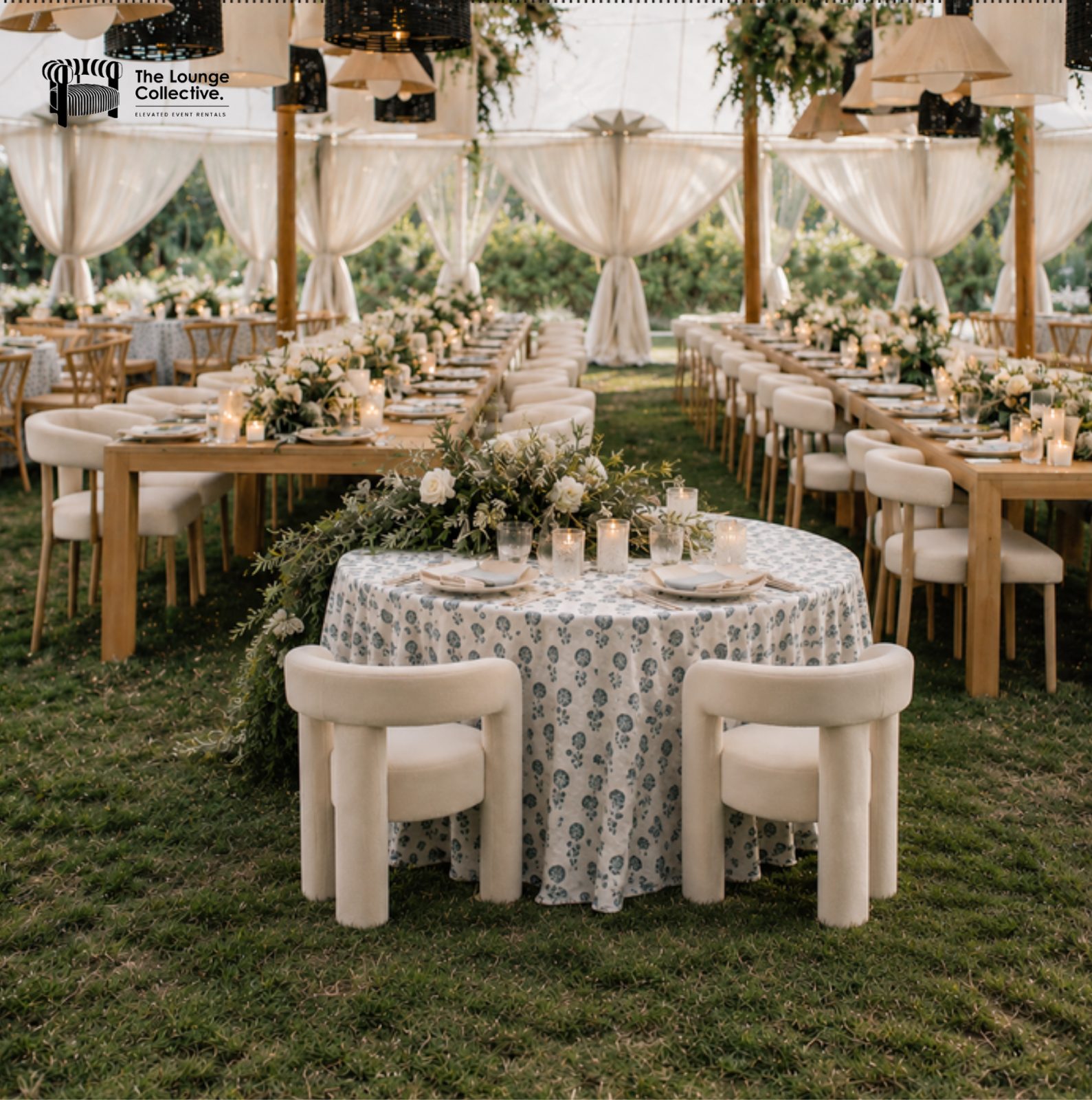 Lounge idea for weddings and celebrations